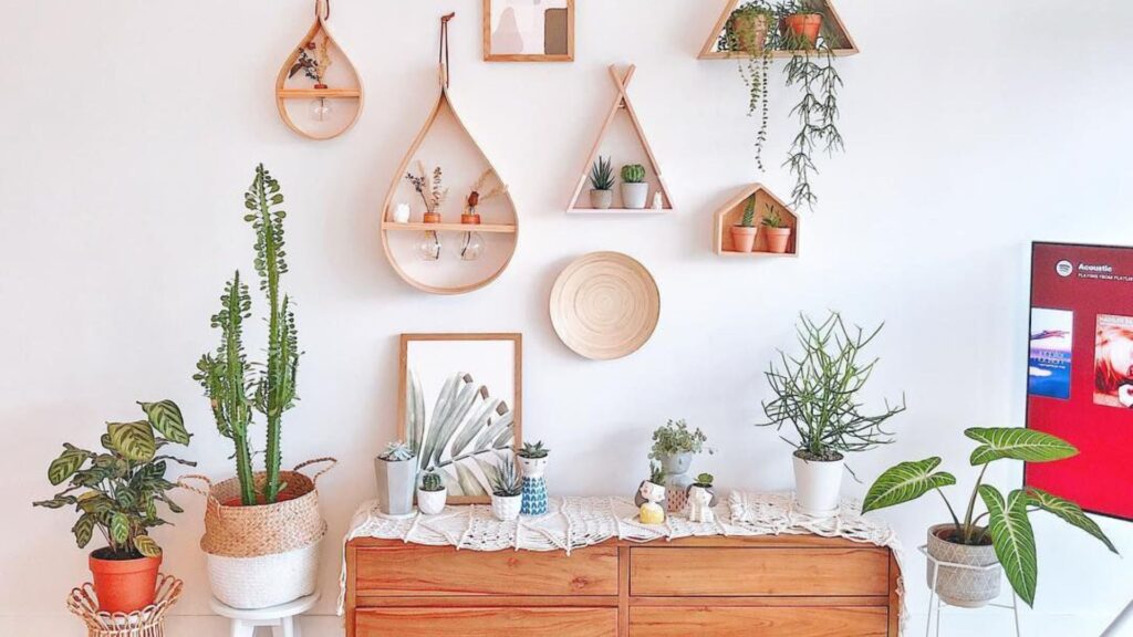 Creative DIY Indoor Plant Shelves and Stands