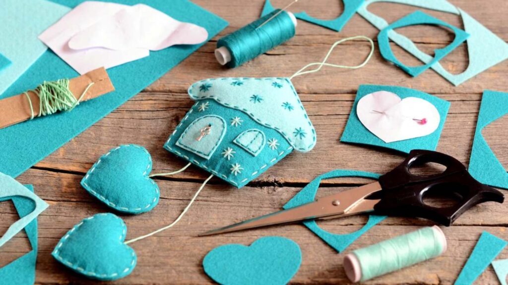 DIY Projects Include Decorations Materials.