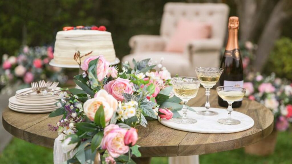 Decorating with natural elements.