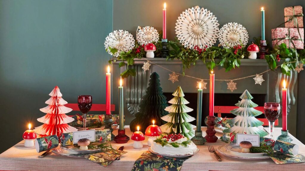Festive Seasons Decorated With Decorations.