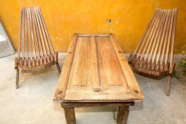 Repurposing Old Furniture for Garden Decoration