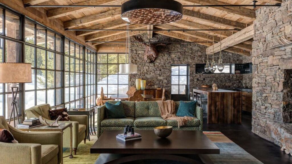 Rustic decorations for charm.